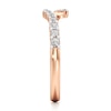 Thumbnail Image 3 of J'Lure Lab-Grown Diamond Contour Wedding Band 1/3 ct tw 18K Rose Gold