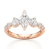 Thumbnail Image 1 of J'Lure Lozenge Step-Cut Lab-Grown Diamond Engagement Ring 2 ct tw 18K Rose Gold