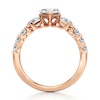 Thumbnail Image 2 of J'Lure Lozenge Step-Cut Lab-Grown Diamond Engagement Ring 2 ct tw 18K Rose Gold