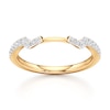 Thumbnail Image 1 of J'Lure Lab-Grown Diamond Angled Contour Wedding Band 1/5 ct tw 18K Yellow Gold