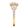 Thumbnail Image 3 of J'Lure Octagon Brilliant-Cut Lab-Grown Diamond Engagement Ring 3-1/2 ct tw 18K Yellow Gold