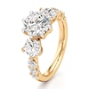 Thumbnail Image 4 of J'Lure Octagon Brilliant-Cut Lab-Grown Diamond Engagement Ring 3-1/2 ct tw 18K Yellow Gold