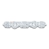 Thumbnail Image 3 of Pnina Tornai Emerald-Cut & Round-Cut Lab-Grown Diamond Anniversary Ring 1 ct tw 14K White Gold