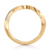 Thumbnail Image 2 of J'Lure Lab-Created Diamond Contour Wedding Band 1/8 ct tw 18K Yellow Gold