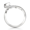 Thumbnail Image 2 of J'Lure Lab-Grown Diamond Contour Wedding Band 1/5 ct tw 18K White Gold
