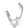 Thumbnail Image 4 of J'Lure Lab-Grown Diamond Contour Wedding Band 1/5 ct tw 18K White Gold