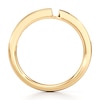 Thumbnail Image 2 of J'Lure Baguette-Cut Lab-Grown Diamond Contour Wedding Band 1/3 ct tw 18K Yellow Gold