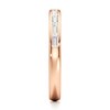 Thumbnail Image 3 of J'Lure Baguette-Cut Lab-Grown Diamond Contour Wedding Band 1/3 ct tw 18K Rose Gold