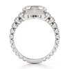 Thumbnail Image 2 of J'Lure Hexagon Portrait-Cut Lab-Grown Diamond Engagement Ring 3-3/8 ct tw 18K White Gold