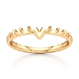 J'Lure Contour Wedding Band 18K Yellow Gold