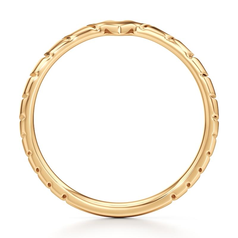 Main Image 2 of J'Lure Contour Wedding Band 18K Yellow Gold