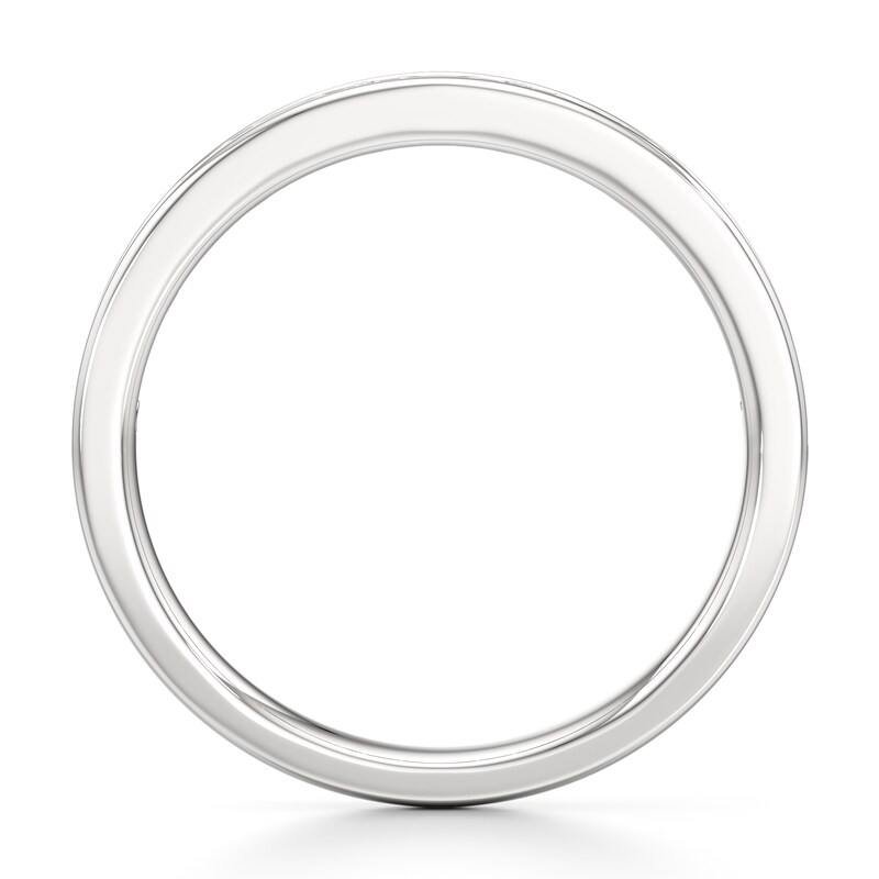 Main Image 2 of J'Lure Baguette & Round-Cut Lab-Created Diamond Wedding Band 3/8 ct tw 18K White Gold
