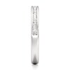 Thumbnail Image 3 of J'Lure Baguette & Round-Cut Lab-Created Diamond Wedding Band 3/8 ct tw 18K White Gold