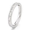 Thumbnail Image 4 of J'Lure Baguette & Round-Cut Lab-Created Diamond Wedding Band 3/8 ct tw 18K White Gold