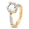 Thumbnail Image 2 of J'Lure Hexagon Portrait-Cut Lab-Grown Diamond Engagement Ring 2-1/2 ct tw 18K Yellow Gold
