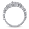 Thumbnail Image 2 of J'Lure Oval Step-Cut Lab-Grown Diamond Scatter Ring 2-1/4 ct tw 14K White Gold