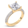 Thumbnail Image 2 of Princess-Cut Lab-Grown Diamond Engagement Ring 2-1/2 ct tw 14K Yellow Gold
