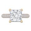 Thumbnail Image 3 of Princess-Cut Lab-Grown Diamond Engagement Ring 2-1/2 ct tw 14K Yellow Gold