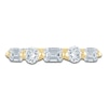 Thumbnail Image 3 of Pnina Tornai Emerald & Round-Cut Lab-Grown Diamond Five-Stone Anniversary Ring 1 ct tw 14K Yellow Gold