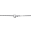 Thumbnail Image 4 of Multi-Diamond Hearts Curve Necklace 1/5 ct tw Sterling Silver & 10K Yellow Gold 18"