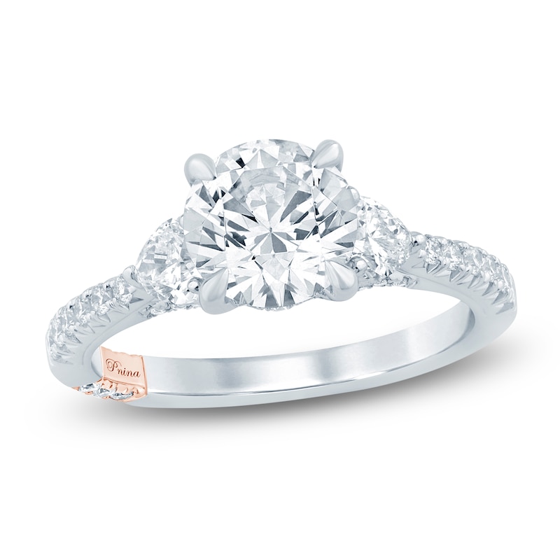 Main Image 1 of Pnina Tornai Round-Cut Lab-Grown Diamond Engagement Ring 2-1/5 ct tw 14K White Gold