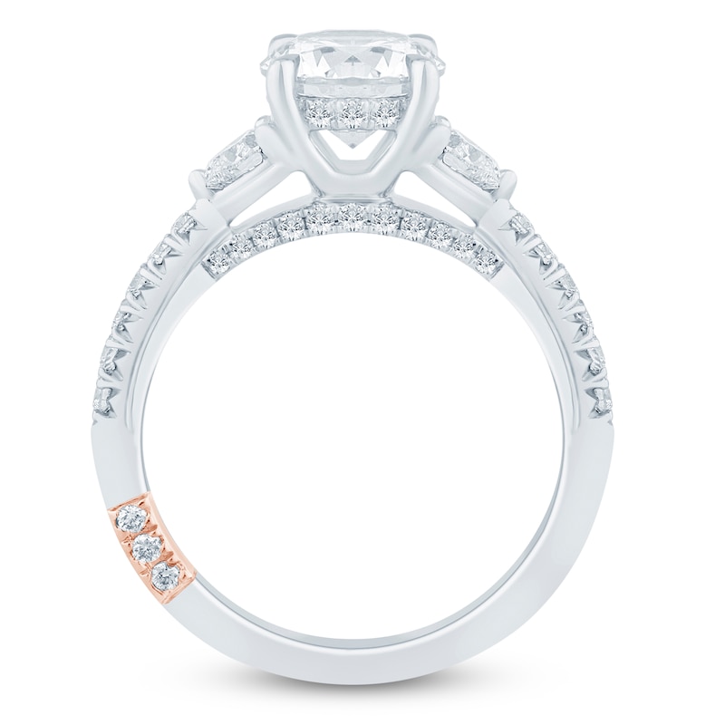 Main Image 4 of Pnina Tornai Round-Cut Lab-Grown Diamond Engagement Ring 2-1/5 ct tw 14K White Gold
