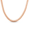 Thumbnail Image 1 of Miami Cuban Curb Chain Necklace 6.1mm Solid 14K Rose Gold 24"