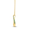 Thumbnail Image 2 of Le Vian Emerald Ombré Open Teardrop Necklace 14K Honey Gold 19"