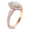 Thumbnail Image 2 of Vera Wang VOW Marquise-Cut Diamond Double Halo Engagement Ring 1-5/8 ct tw 14K Rose Gold