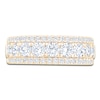 Thumbnail Image 3 of Lab-Grown Diamond Three-Row Anniversary Ring 1-3/4 ct tw 14K Yellow Gold
