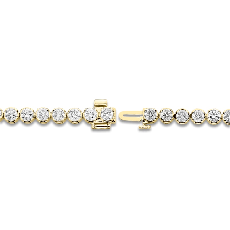 Main Image 3 of Diamond Tennis Bracelet 7 ct tw 14K Yellow Gold 7.25"