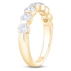 Thumbnail Image 2 of Lab-Grown Diamond Seven-Stone Anniversary Ring 1-1/3 ct tw 14K Yellow Gold