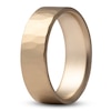 Thumbnail Image 2 of Men's Hammered Matte Wedding Band 14K Yellow Gold 7mm