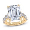 Thumbnail Image 1 of Radiant-Cut Lab-Grown Diamond Engagement Ring 10 ct tw 14K Yellow Gold
