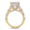 Thumbnail Image 4 of Radiant-Cut Lab-Grown Diamond Engagement Ring 10 ct tw 14K Yellow Gold