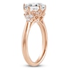 Thumbnail Image 2 of Princess-Cut Lab-Grown Diamond Engagement Ring 2-1/6 ct tw 14K Rose Gold