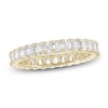 Thumbnail Image 1 of Emerald-Cut Lab-Grown Diamond Eternity Band 2 to 2-3/8 ct tw 14K Yellow Gold