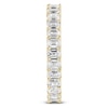Thumbnail Image 3 of Emerald-Cut Lab-Grown Diamond Eternity Band 2 to 2-3/8 ct tw 14K Yellow Gold