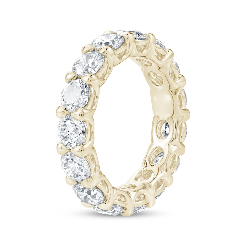 Main Image 2 of Lab-Grown Diamond Eternity Band 4-1/5 to 5 ct tw 14K Yellow Gold