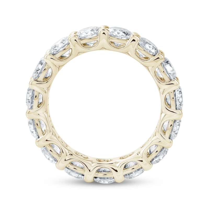 Main Image 3 of Lab-Grown Diamond Eternity Band 4-1/5 to 5 ct tw 14K Yellow Gold