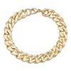 Thumbnail Image 5 of Cuban Curb Chain Necklace & Bracelet Set 8mm Yellow Ion-Plated Solid Stainless Steel