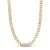 Thumbnail Image 7 of Cuban Curb Chain Necklace & Bracelet Set 8mm Yellow Ion-Plated Solid Stainless Steel