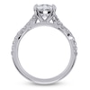 Thumbnail Image 4 of Cushion-Cut Lab-Grown Diamond Engagement Ring 3-1/2 ct tw 14K White Gold