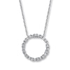 Thumbnail Image 1 of Diamond Necklace 1/4 ct tw 14K White Gold