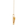 Thumbnail Image 2 of Diamond Heart Necklace 1/4 carat tw 10K Yellow Gold