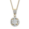 Thumbnail Image 0 of Diamond Necklace 1 ct tw 14K Yellow Gold