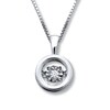 Thumbnail Image 1 of Diamonds in Rhythm Diamond Accent Sterling Silver Necklace