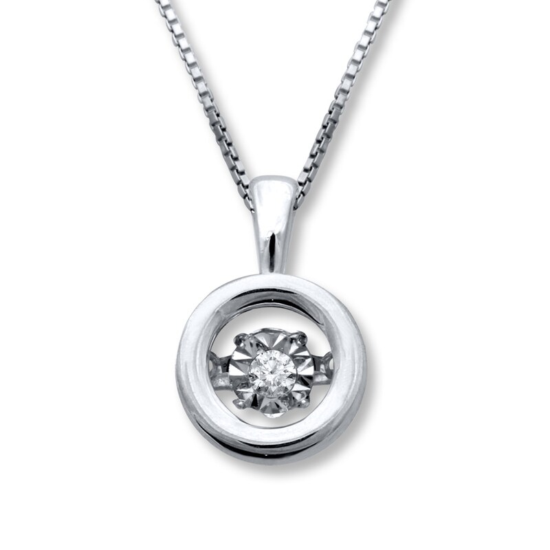 Main Image 1 of Diamonds in Rhythm Diamond Accent Sterling Silver Necklace