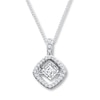 Thumbnail Image 1 of Diamonds in Rhythm 3/4 ct tw Princess-cut 14K White Gold