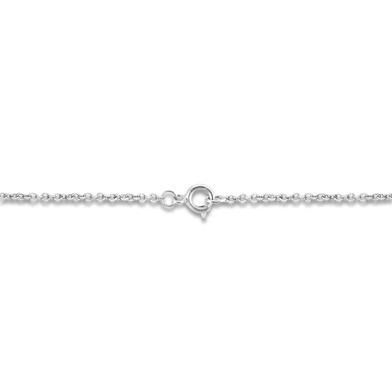 Main Image 3 of Diamond Teardrop Necklace 5/8 ct tw Round 14K White Gold
